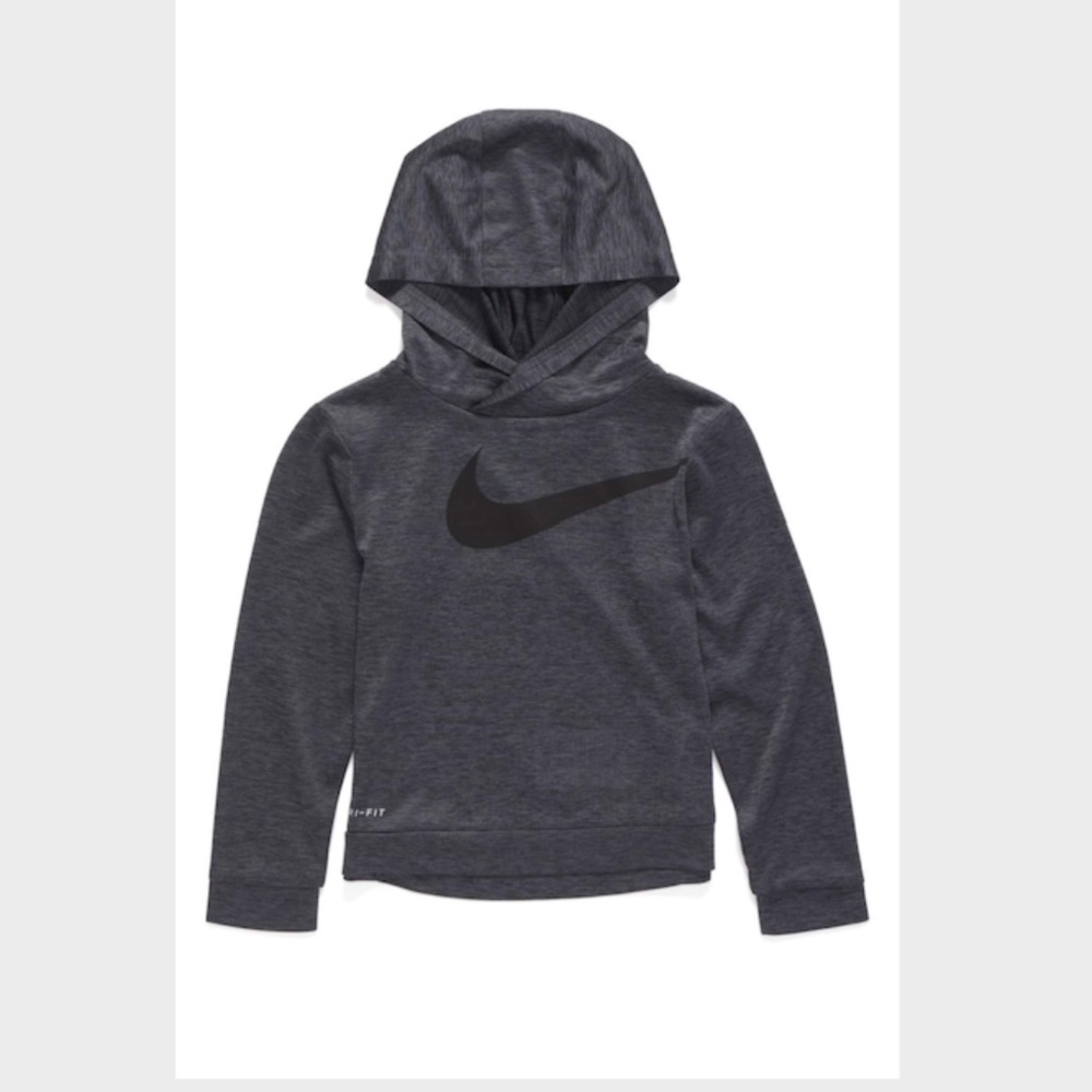 New Nike Boys Long Sleeve Hooded Top Sri-Fit Size 6
